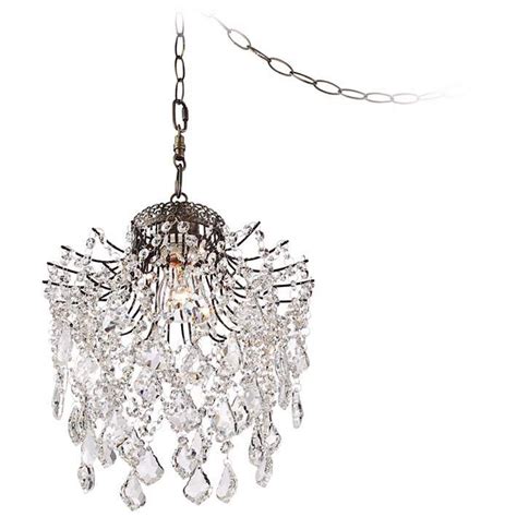 Brielle Antique Brass 12 Wide Crystal Plug In Swag Pendant Y9102