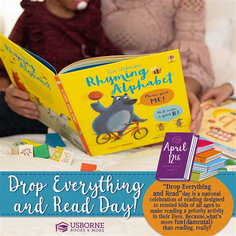 Happy National Drop Everything & Read Day! - Farmyard Books | Brand