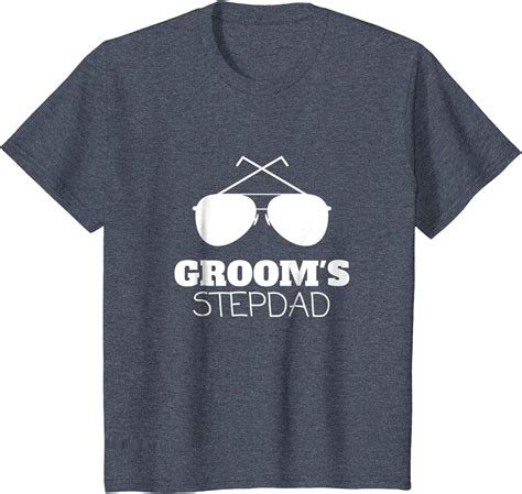 Grooms Stepfather Stepdad T Shirt Wedding Party Bachelor Clothing Shoes And Jewelry