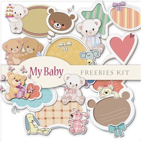 Scrap Dot Freebies Kit My Baby