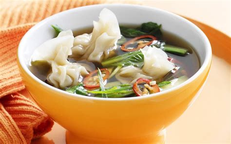 If you are working by yourself, you don't want to roll out. Asian broth with prawn dumplings | Recipe | Prawn ...