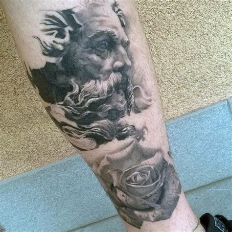 Engraving god tattoo design is one of the oldest and traditional forms of tattooing. 80 Zeus Tattoo Designs For Men - A Thunderbolt Of Ideas