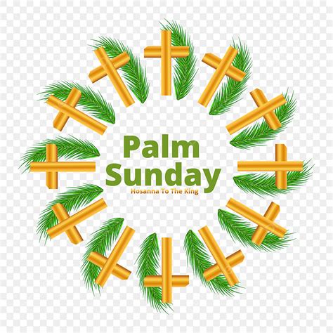 Palm Sunday Vector Hd Images Palm Sunday Design Holiday Easter