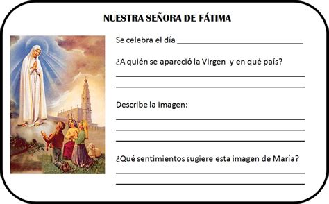 En el marco de la conmemoración de la aparición de la virgen maría hace 104 años en fátima, portugal, miles de católico se unirán este jueves en una c. MI CARPETA DE 1º DE ESO: TEMA 10: MARIA ES SU NOMBRE