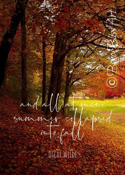 Oscar Wilde Quote: and all at once summer collapsed into | Etsy | Oscar