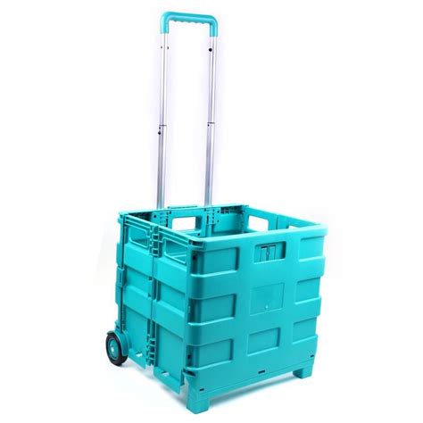 Hobbycraft Folding Craft Trolley Shopping Cart Storage Box ...