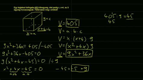 Másodfokú egyenlet megoldása szorzattá alakítással 3.példa - YouTube