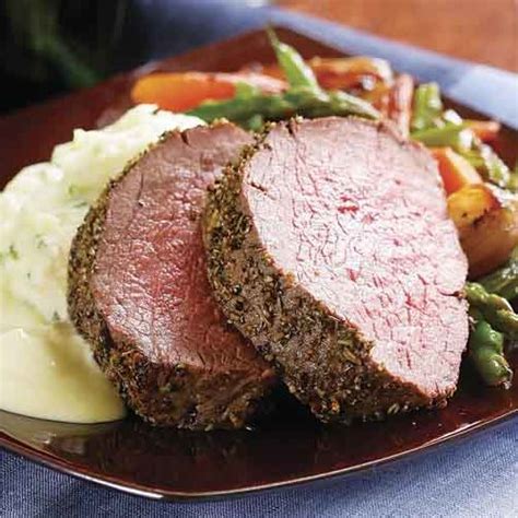 Easy herb crusted beef tenderloin roast with a creamy horseradish sauce. Creamy Horseradish-Mustard Sauce - Recipe - FineCooking