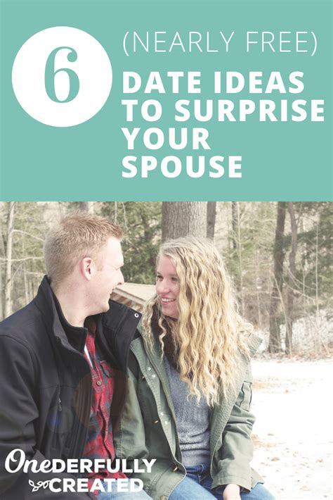 6 Nearly Free Date Ideas To Surprise Your Spouse Becca Wierwille