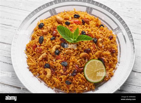 Vegetarian Kabsa Ramadan Food Kabsa Is Traditional Saudi Arabian