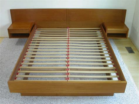 Queen Danish Modern Teak Platform Bed by Jesper Attached ... This three piece set is so luxurious and includes everything you.