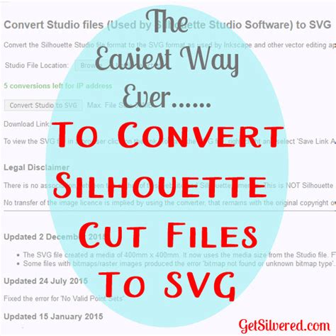 The Easiest Way Ever To Convert Silhouette Files To Svg