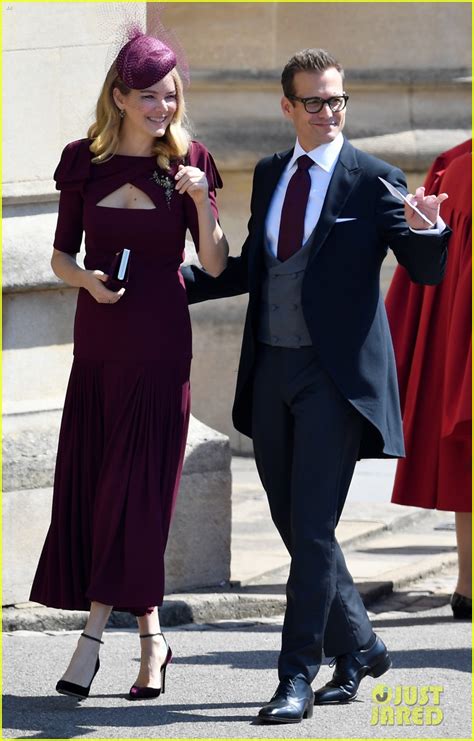 Adams and wife troian bellisario arrive at st george's chapel at windsor castle for the wedding of meghan markle and prince harry. 'Suits' Cast Arrives for Royal Wedding to Support Meghan ...