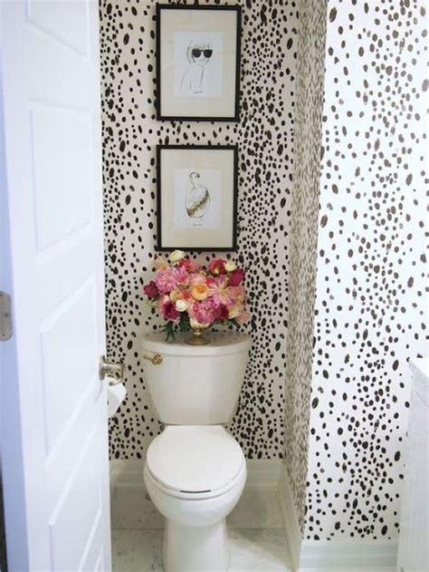 Crazy And Beautiful Tiny Powder Room With Color And Tile 11