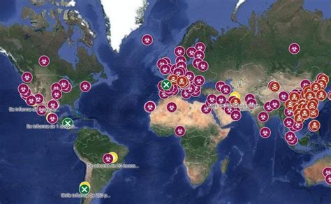 Crean Mapa En Tiempo Real De Los Reportes De Coronavirus En El Mundo