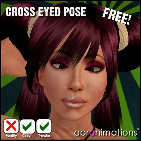 Second Life Marketplace Cross Eyes Pose By Abranimations