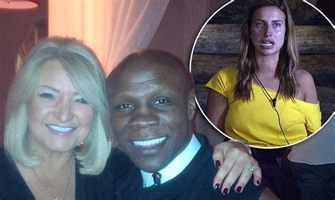 Im A Celebrity Star Chris Eubanks Wife Claire Defends Him Making