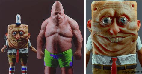 50 Realistic Cartoon Characters You Would Run Away From If You Met In