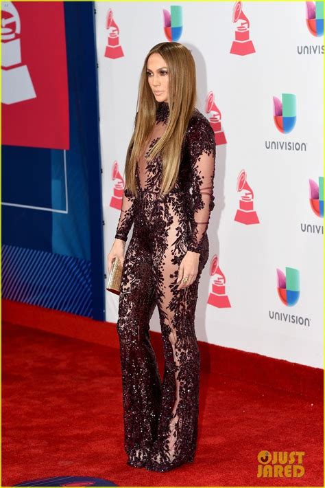 Jennifer Lopez Wows In Sexy Sheer Jumpsuit At Latin Grammys Grammys