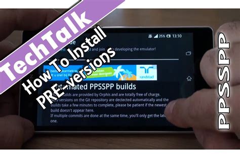 How To Install Ppsspp Pre Version Builds On Android Youtube