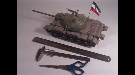 Amazing Paper Model Of Cold War Era Tank T54 Youtube