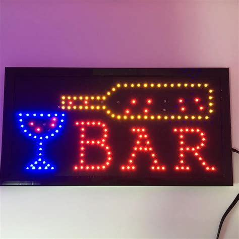 Led Bar Signsbar Open Sign Led Neon Light Sign Electric Display Sign