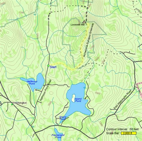 Hike New England Lovewell Mtn Via Monadnock Sunapee