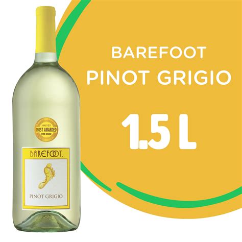 Barefoot Cellars Pinot Grigio White Wine 15l Bottle Brickseek