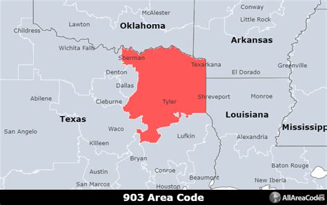 903 Area Code Location Map Time Zone And Phone Lookup
