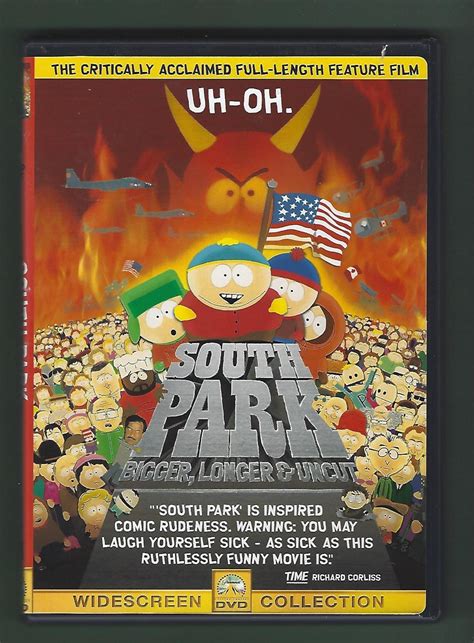 Dvd South Park Bigger Longer And Uncut Used Good Etsy