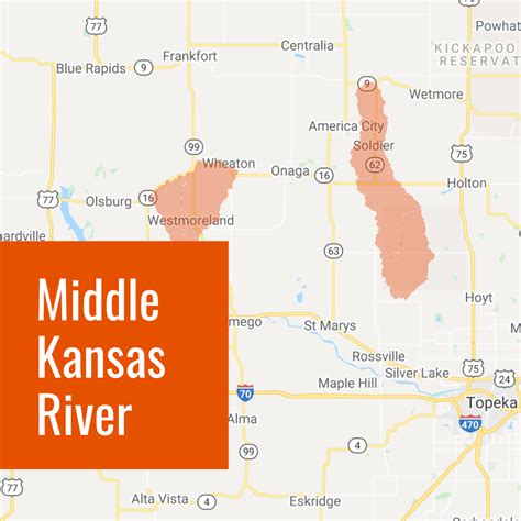 Middle Kansas River Watershed Kansas Alliance For Wetlands And Streams
