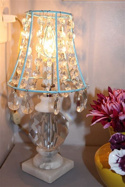 So whenever you get bored and look around to find something to you have a brand new lampshade. see-through lampshade.