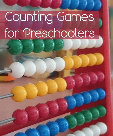 Counting Games For Preschoolers My Kids Guide