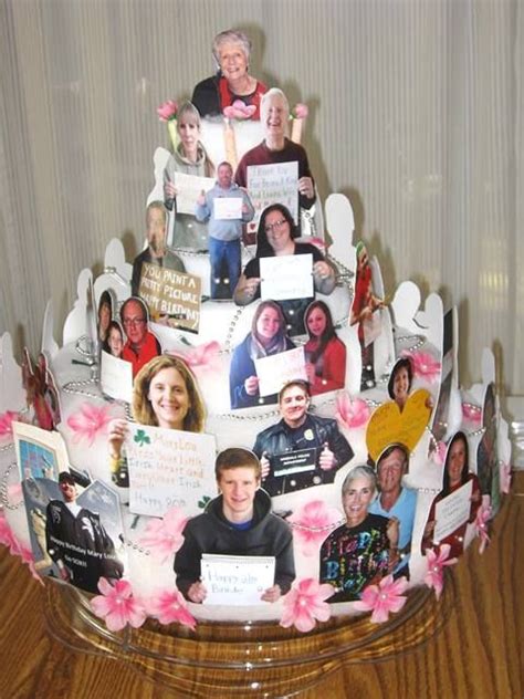 photo centerpieces easy table centerpieces using pictures as decorations 80th birthday