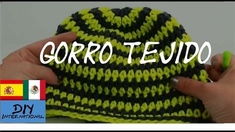 CÓmo Tejer Un Gorro Gorro Crochet Tutorial Diy Youtube
