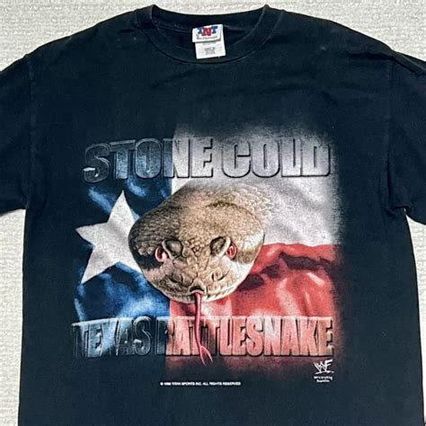 VINTAGE 1998 STONE Cold Steve Austin WWF Wrestling T Shirt M Texas