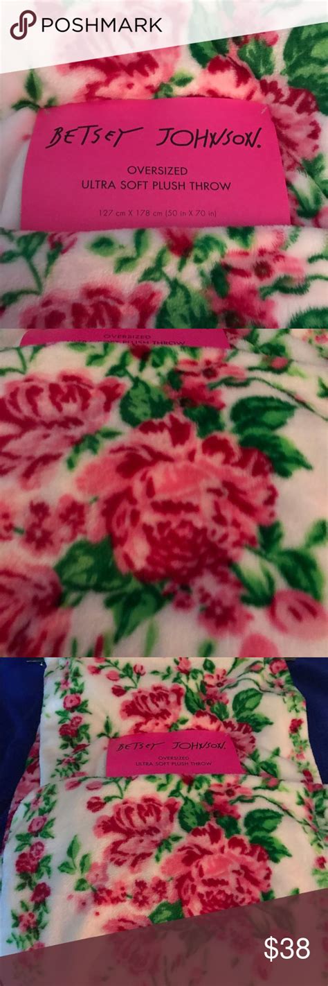 Many of her designs are considered over the top and embellished. Betsey Johnson Ultra Plush Oversized throw | Betsey ...