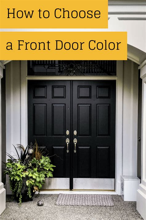 How To Choose A Front Door Color