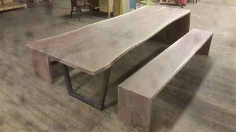 I believe this is a double definition. Handmade Communal Table With Matching Benches by Donald ...