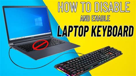Disable And Enable Laptop Keyboard How To Disable Internal Keyboard
