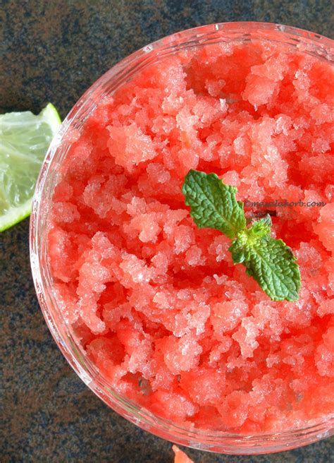 Frozen Watermelon Slush Recipe Watermelon Lime Slush