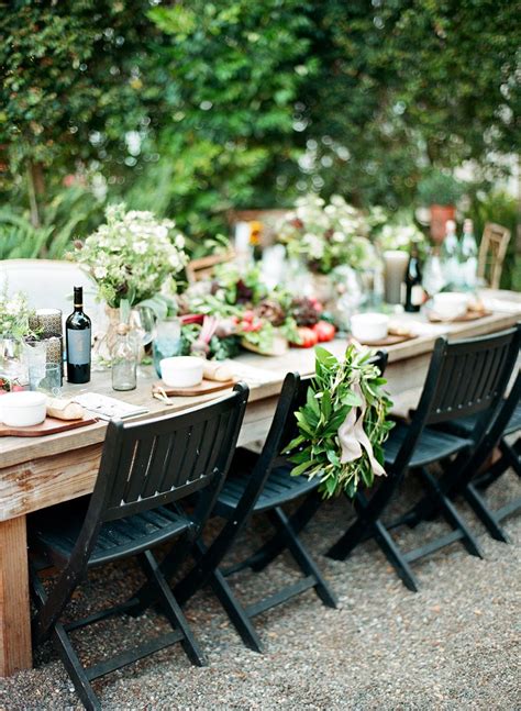 Lovely Farm Tablescape For An Al Fresco Dinner Party Photography