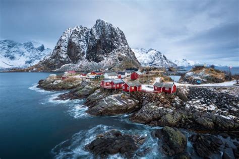 Reine Rorbuer Stock Photo Image Of Holiday House Attraction 85471516