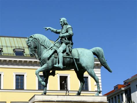 Equestrian Statue Of Churfürst Von Bayern Maximilian L In Munich Germany