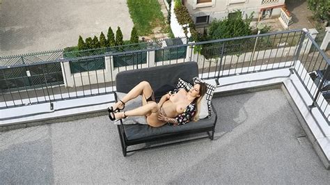 my girl loves masturbating on her terrace wetkelly