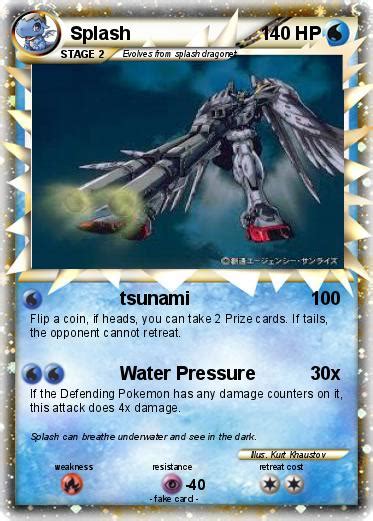 Pokémon Splash 88 88 Tsunami My Pokemon Card