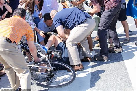 Biden 79 Falls Off His Bike During Ride Near His Rehoboth Beach Home