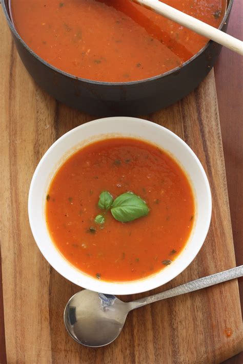 Easy Homemade Tomato Soup Recipe 30 Minutes Scrummy Lane