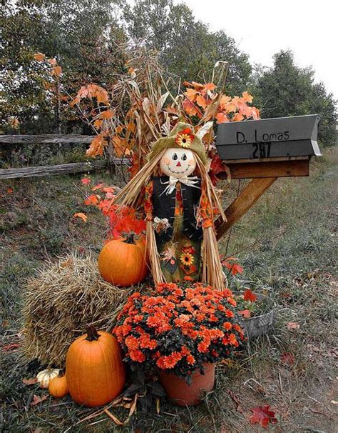 30 Eye Catching Outdoor Thanksgiving Decorations Ideas
