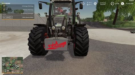Fendt Gewicht 800kg V10 Fs19 Landwirtschafts Simulator 19 Mods